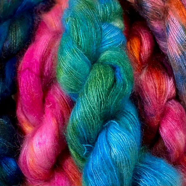 Hetta  Lace Weight?  72% Kid Mohair, 28% Silk, 459 YDS, US 0-1