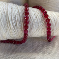 Red Strand of Beads - 47 beads - 8.5mm