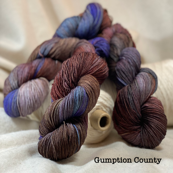 Gypsy  Sock Weight Yarn. 75% SW Wool 25% Nylon. 450 yards. US 1-3 Needle