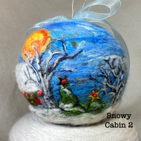 Needle Felted Ornaments
